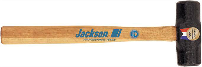 Jackson Engineers' Hammer - 1-1/2 in Face Dia, Steel Head Material, 6 lb Head Weight